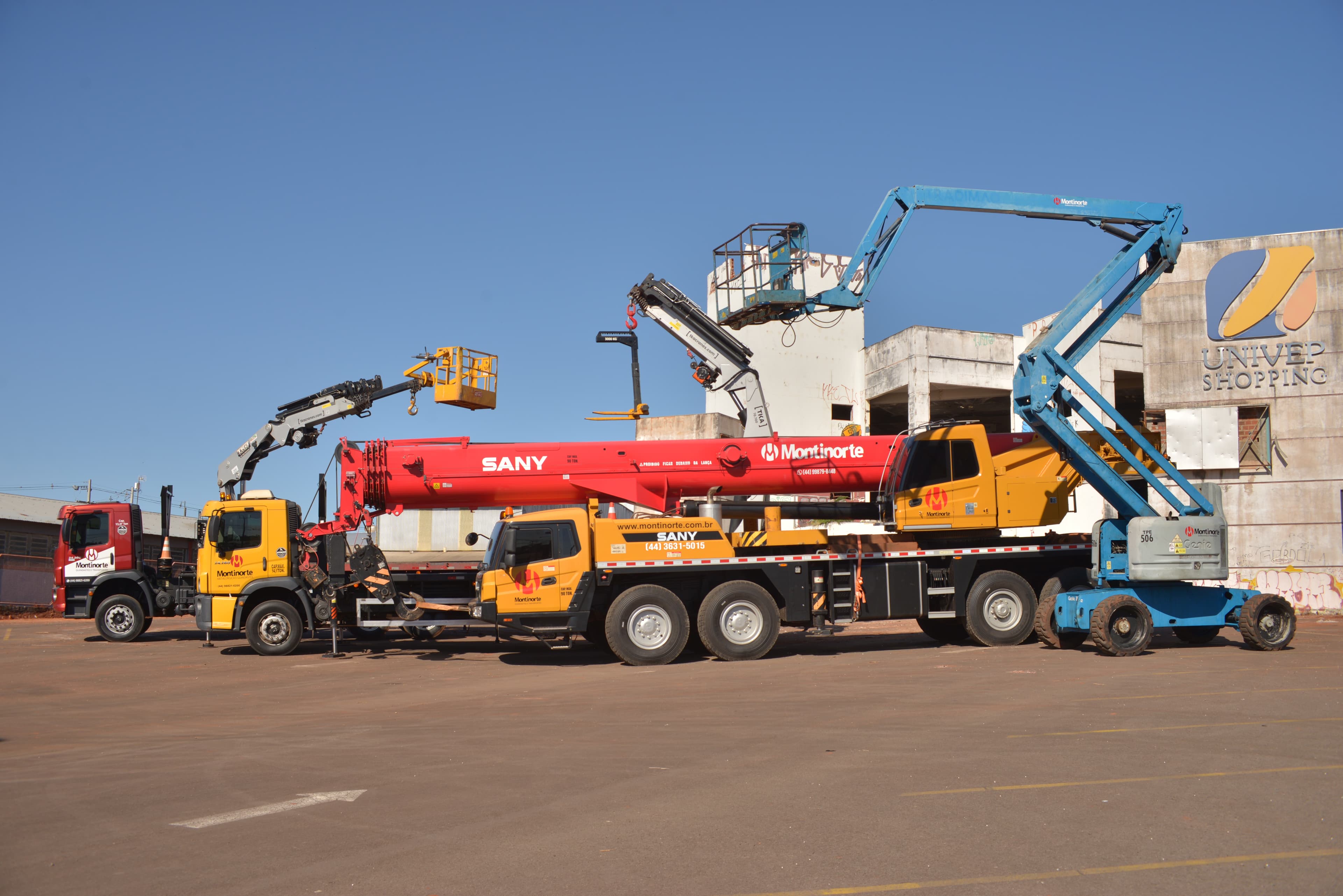 Frota Montinorte em operação